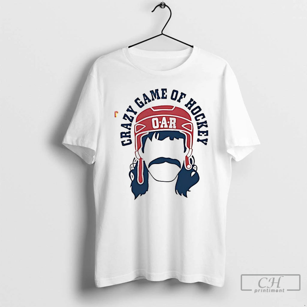 Premium Crazy Game Of Hockey O A R T Shirts