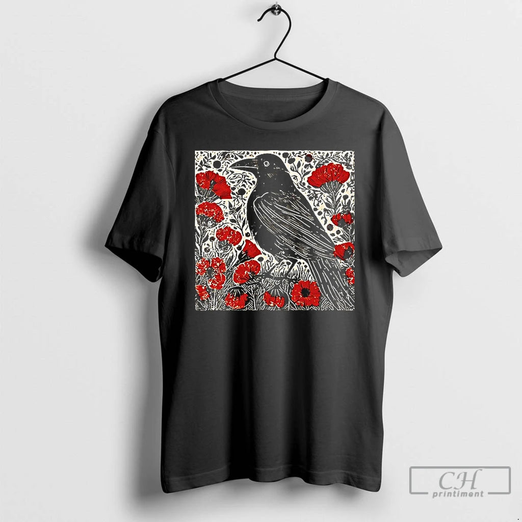 Premium Crow Folk Art Ceramic Ceramic And Classic Dad Cap T Shirts