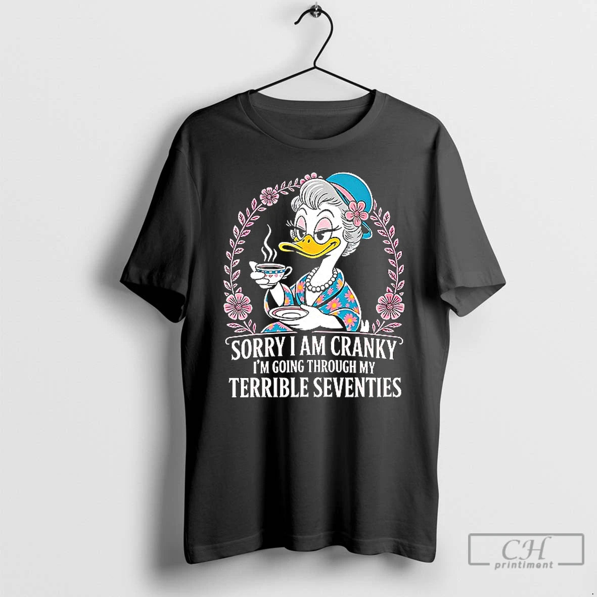 Premium Daisy Duck Sorry Im Cranky Im Going Through My Terrible 70s Right Now Ceramic