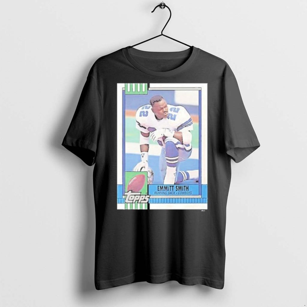 Premium Dallas Cowboys Emmitt Smith Trading Card T Shirts