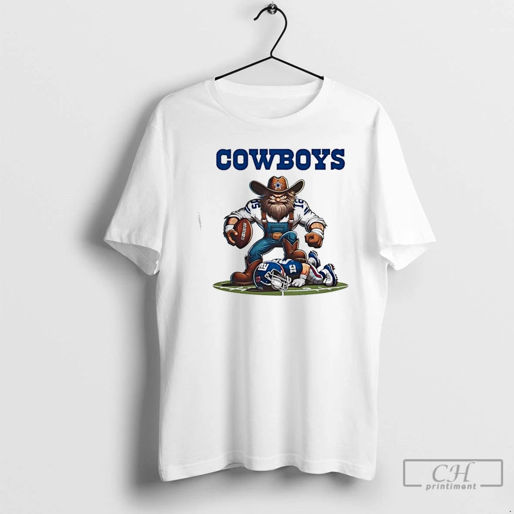 Premium Dallas Cowboys Win New York Giants Lose Football Mascots Battle T Shirts