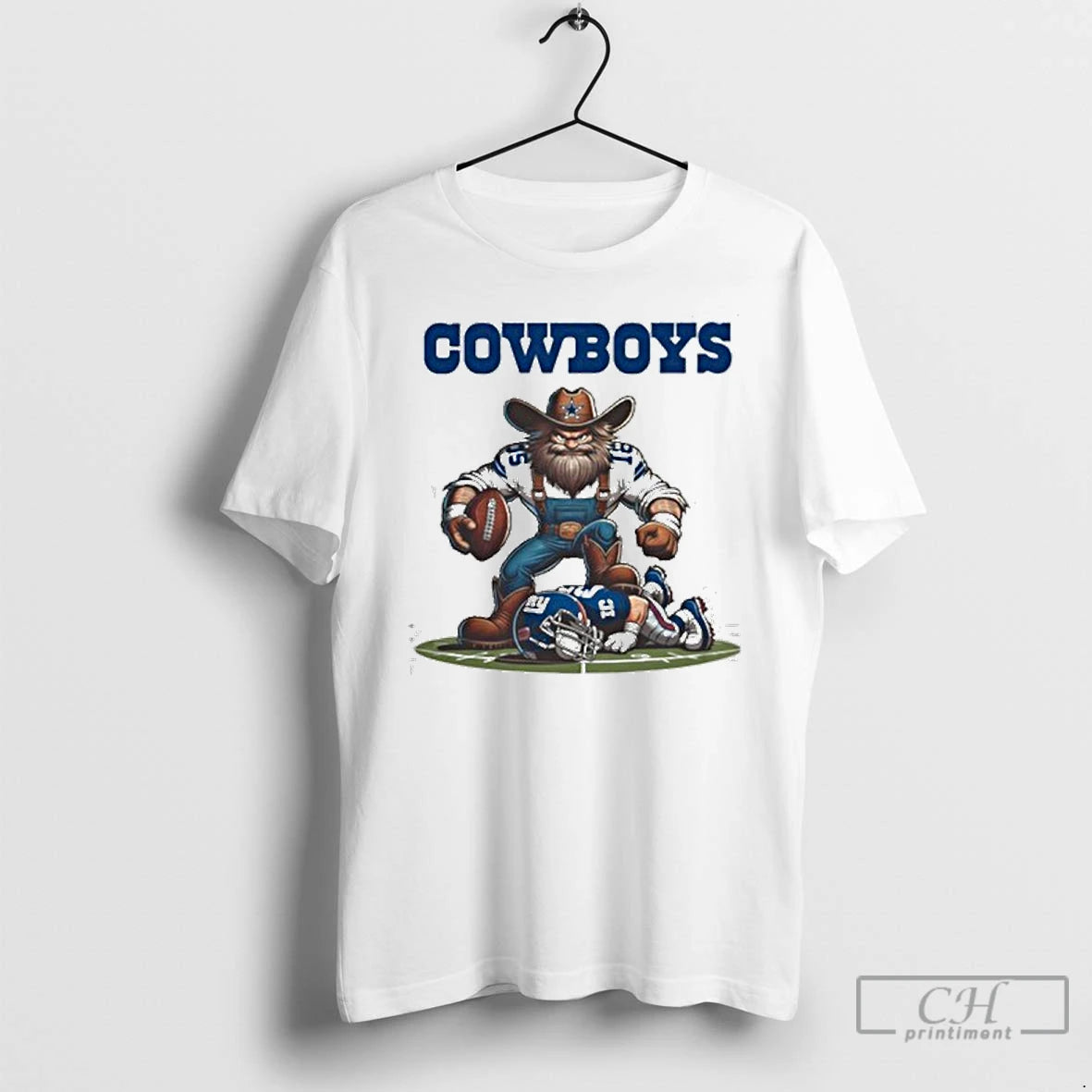 Premium Dallas Cowboys Vs New York Giants Mascot Rivalries 2025 T Shirts