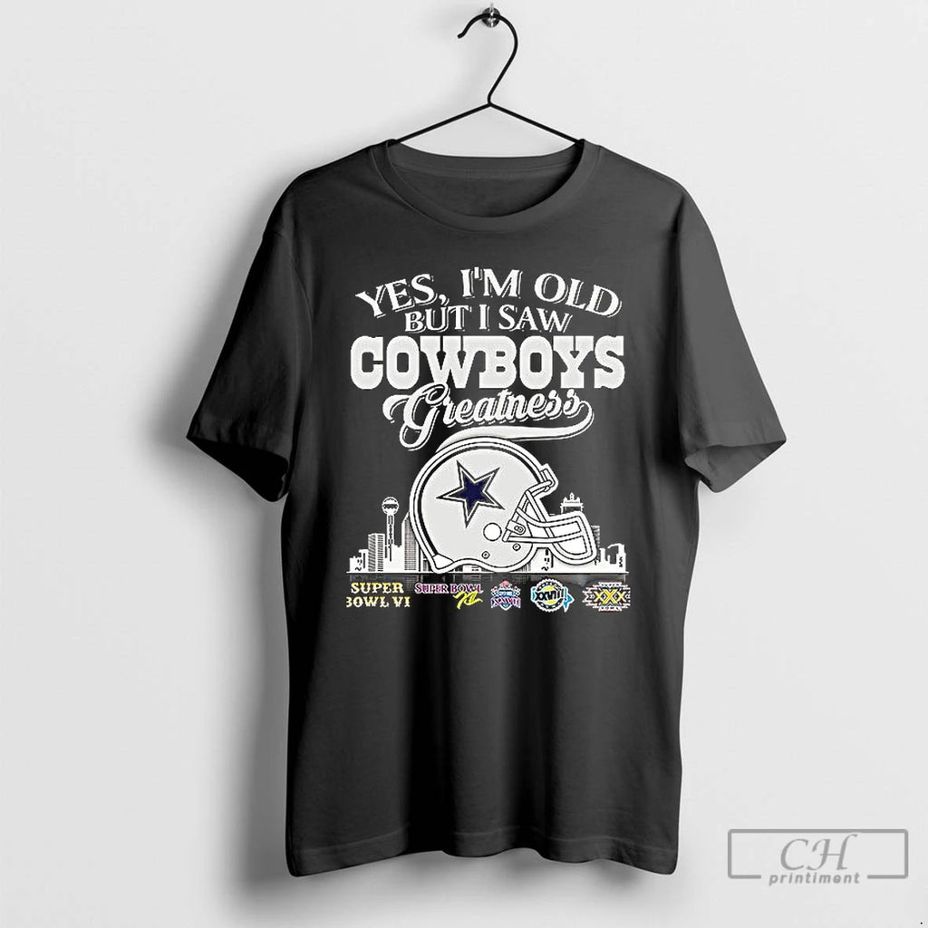 Premium Dallas Cowboys Yes Im Old But I Saw Greatness Helmet Ceramic Ceramic And Classic
