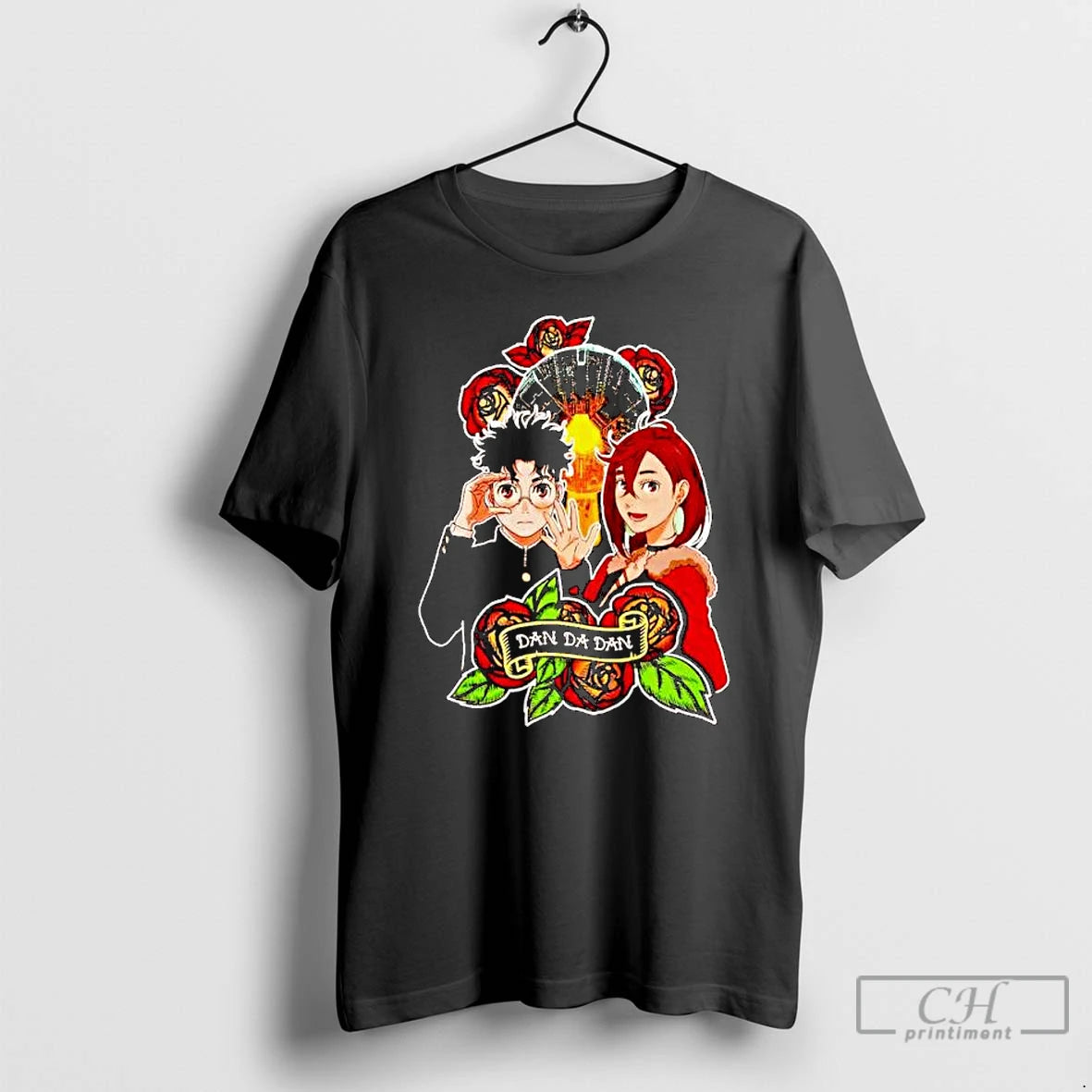 Premium Dandadan Okarun Momo Tattoo Art Ornaments T Shirts