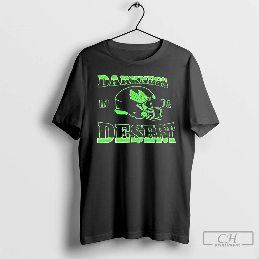 Premium Darkness In The Desert Helmet T Shirts