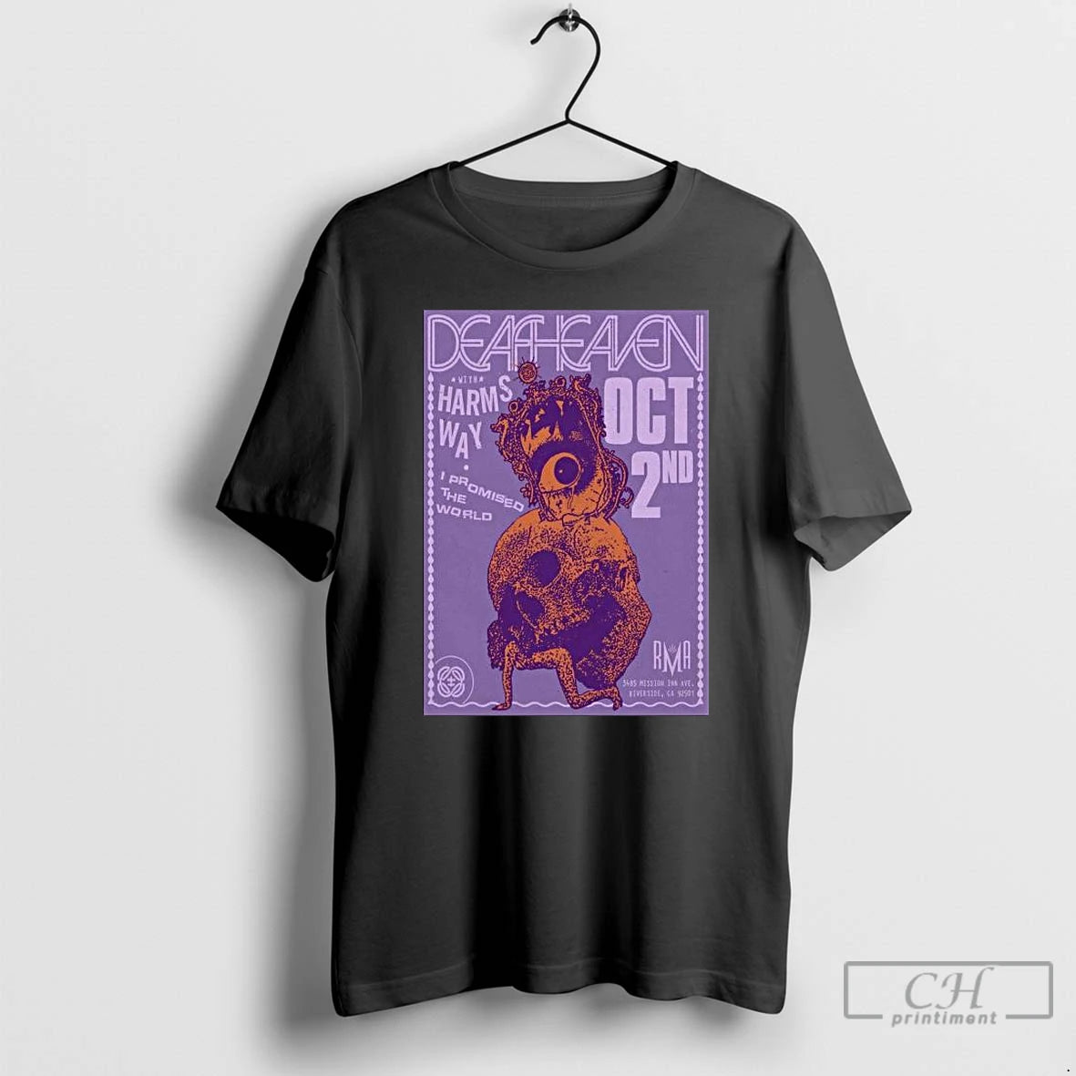 Premium Deafheaven Riverside Municipal Auditorium In Riverside Ca October 2 2025 Long Sleve T Shirts