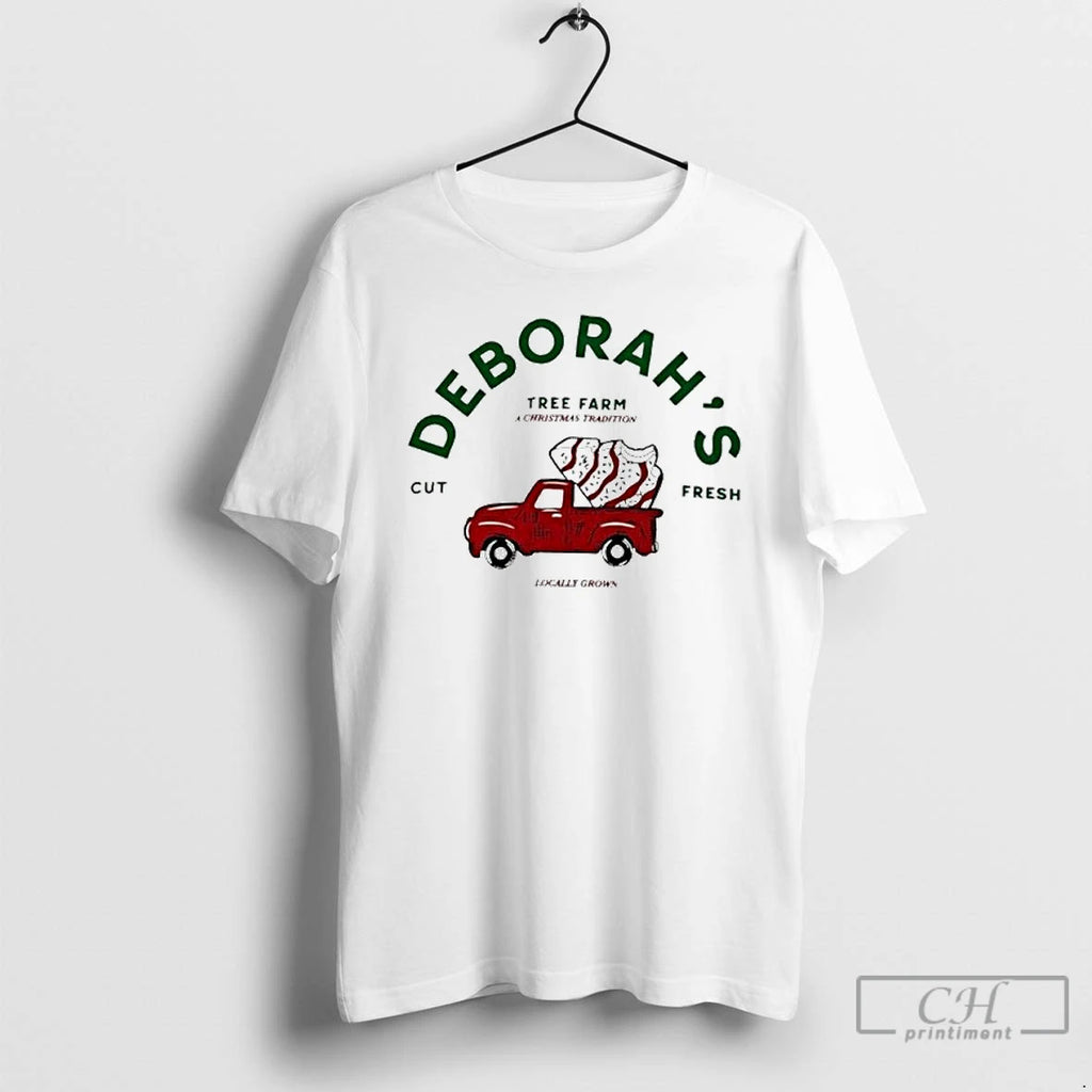 Premium Deborahs Tree Farm A Christmas Tradition Cut Fresh Locally Grown Holiday T Shirts