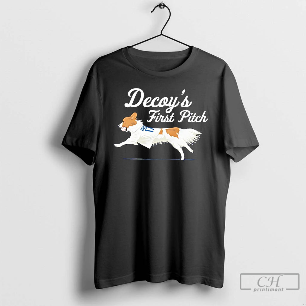 Premium Decoys First Pitch Los Angeles Dodgers Baseball T Shirts