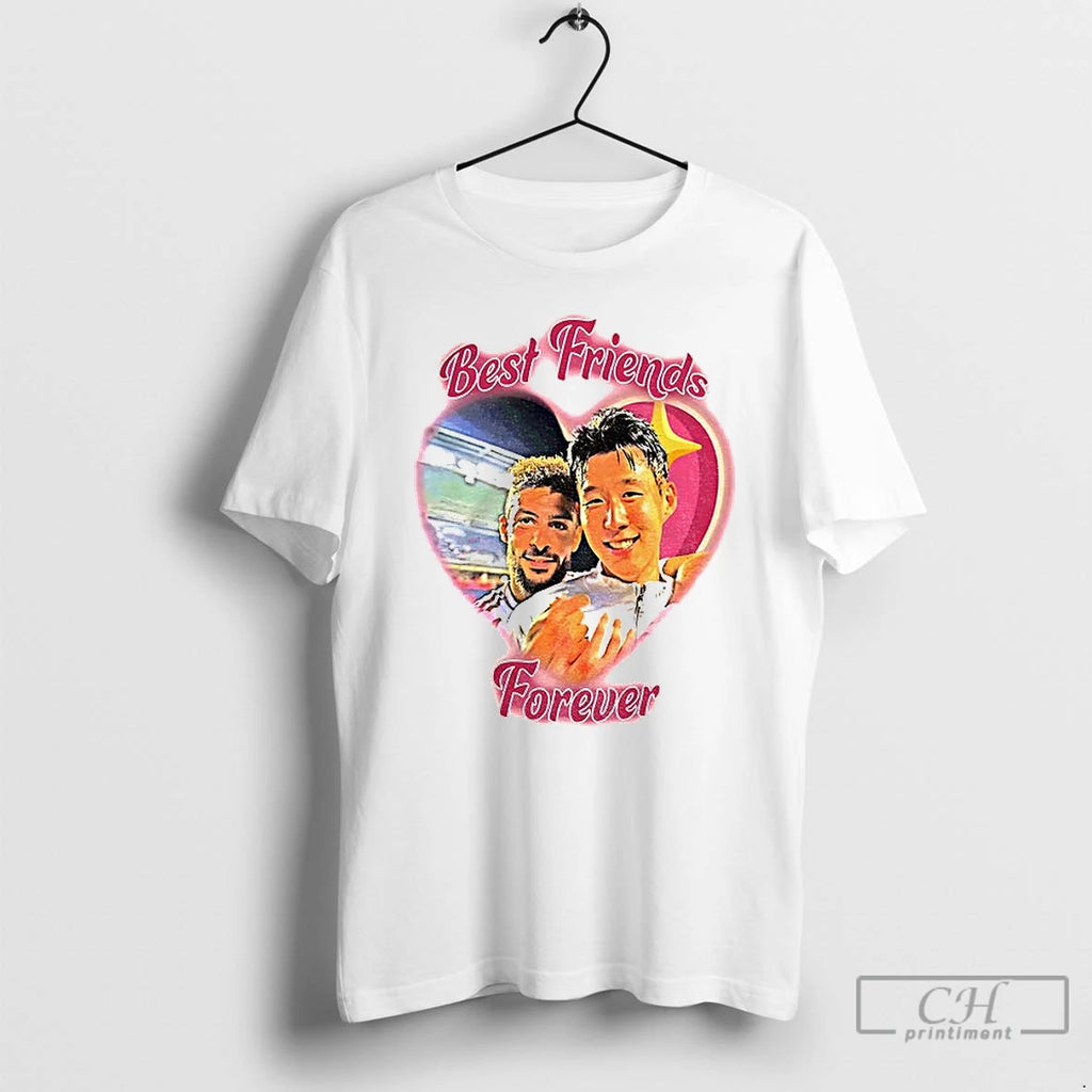 Premium Denis Bouanga And Son Heung Min Best Friends Forever Love T Shirts