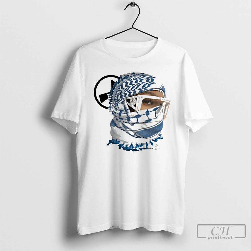 Premium Desert Scarf Girl Print T Shirts