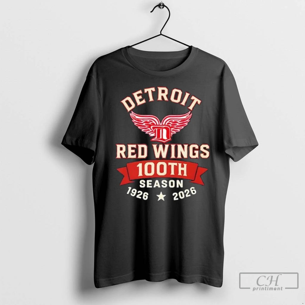 Premium Detroit Red Wings 100th Season 1926 2026