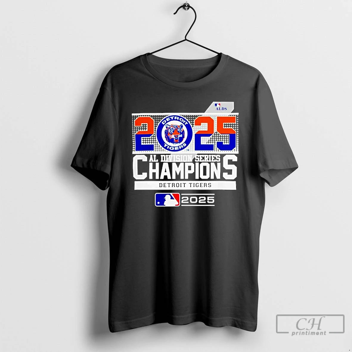 Premium Detroit Tigers 2025 Mlb Postseason Al Division Series Champions Celebration Ornaments T Shirts