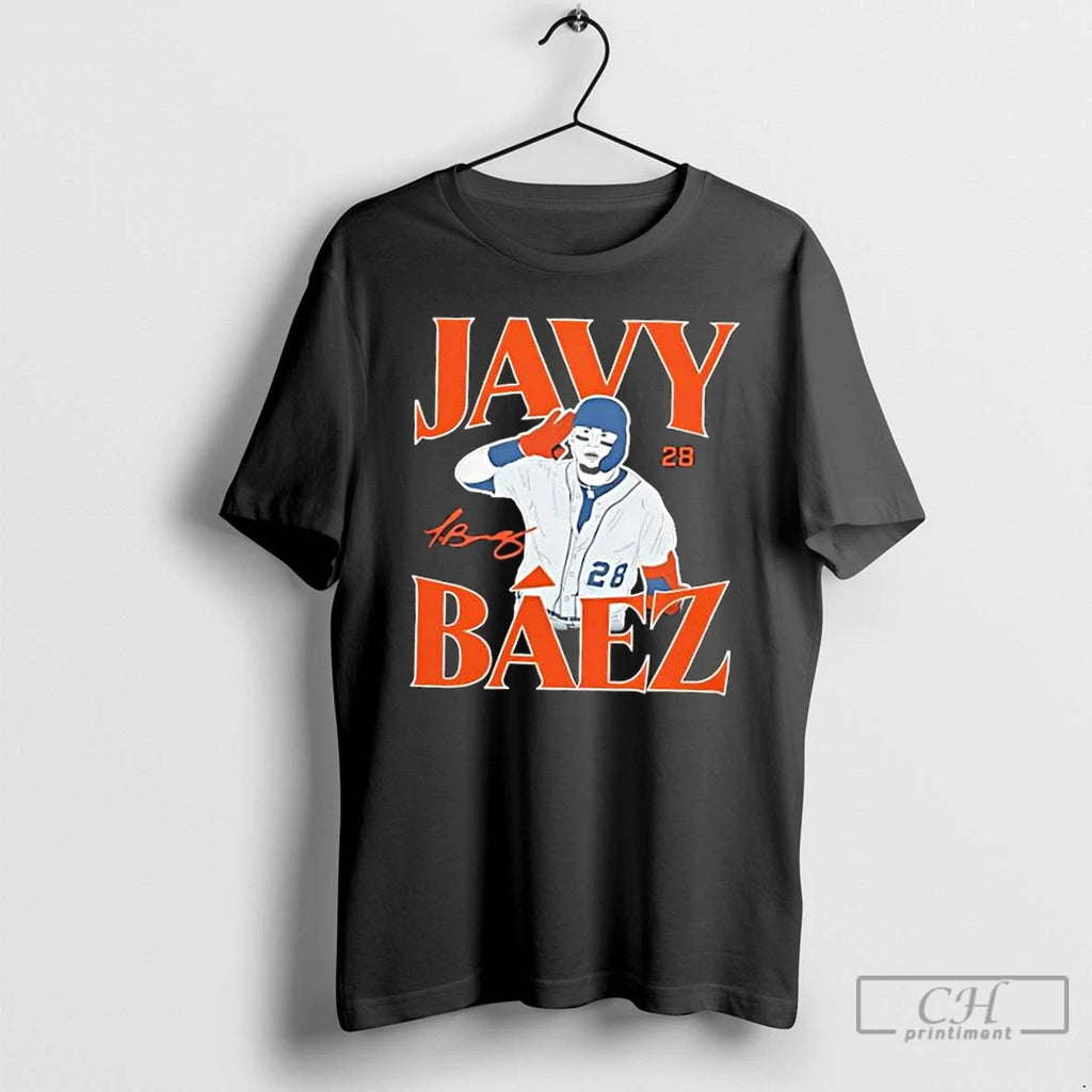 Premium Detroit Tigers Javy Baez Signature T Shirts