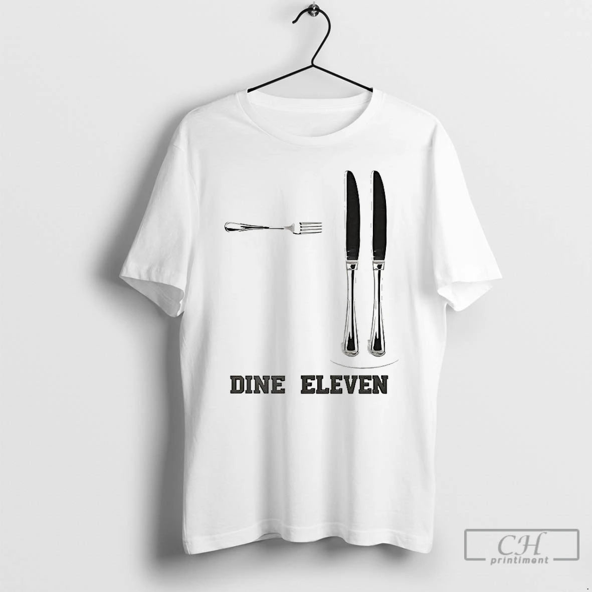 Premium Dine Eleven Fork And Knife T Shirts