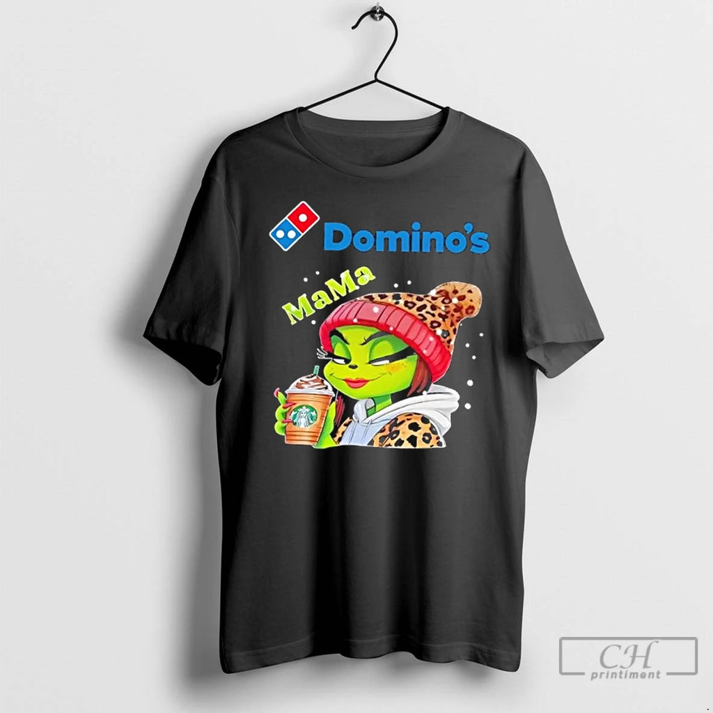 Premium Dominos X Grinch Mama Christmas
