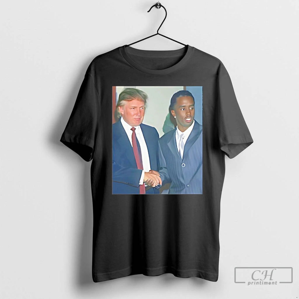 Premium Donald Trump And Rapper Sean Diddy Combs T Shirts