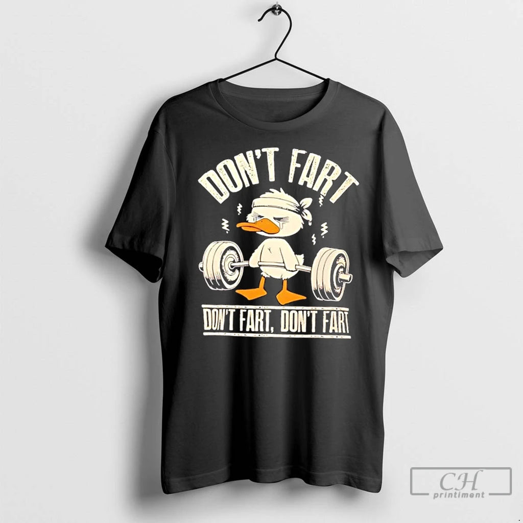 Premium Dont Fart Gym Duck Workout