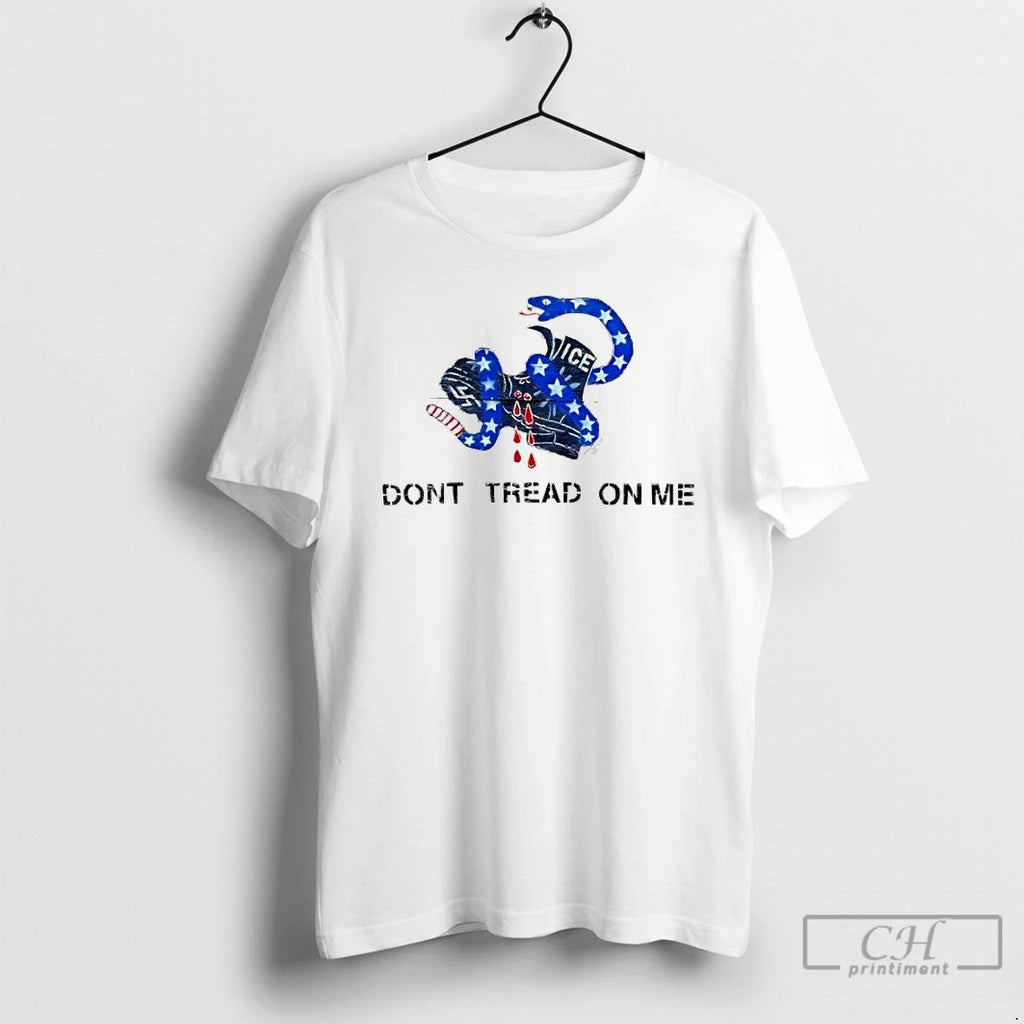 Premium Dont Tread On Me Ice Gadsden Flag T Shirts