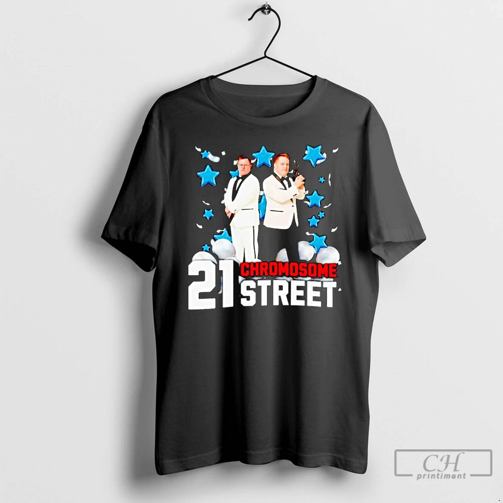 Premium Down Syndrome Chromosome 21 Street Ornaments T Shirts