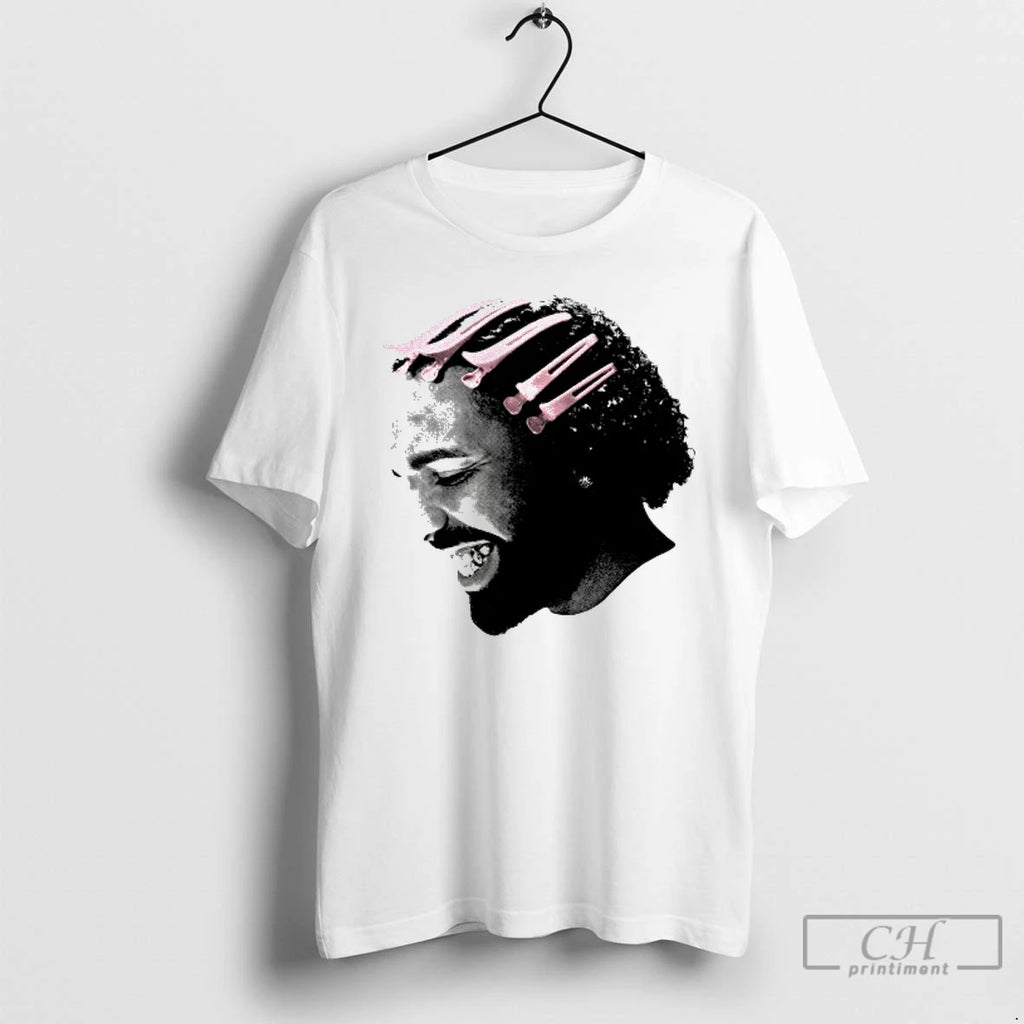 Premium Drake Pink Clips Face T Shirts