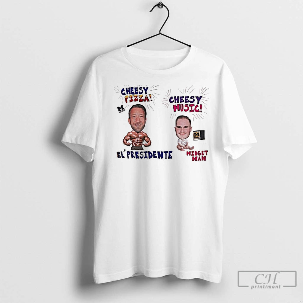 Premium El President Cheesy Pizza Vs Midget Man Cheesy Music Dave Portnoy