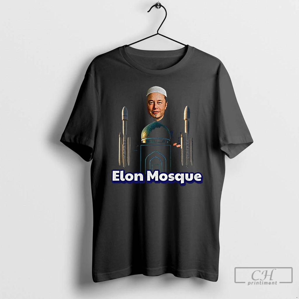 Premium Elon Musk Elon Mosque Parody Meme T Shirts