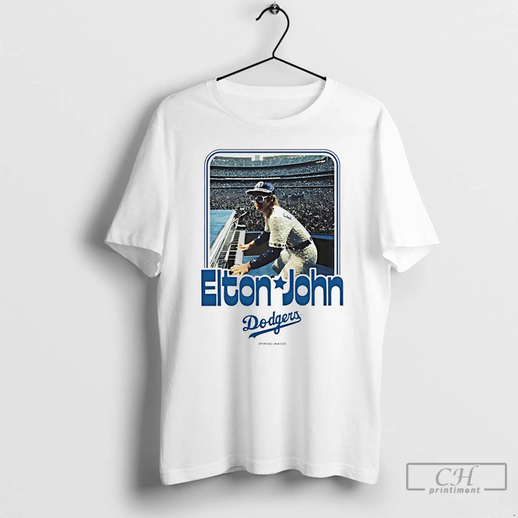 Premium Elton John Los Angeles Dodger Stadium T Shirts