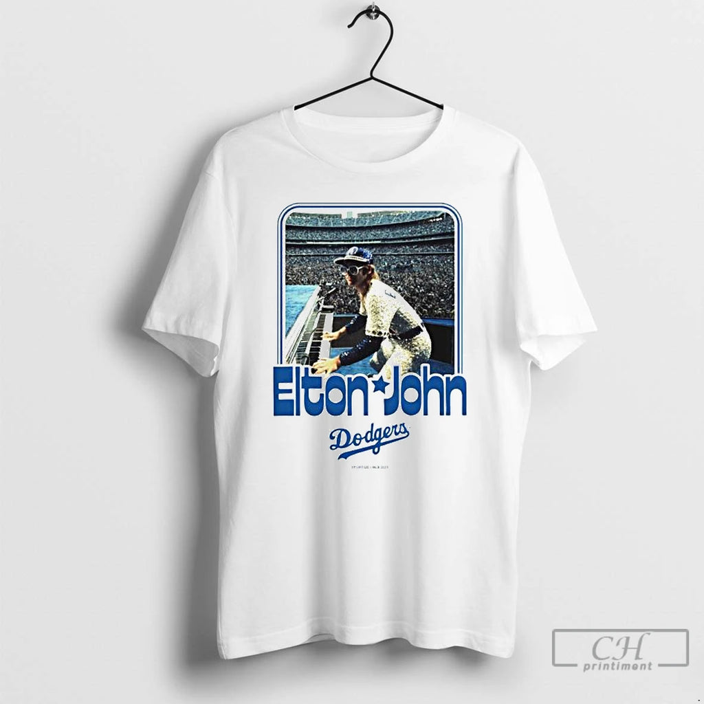 Premium Elton John X Los Angeles Dodgers Stadium Duke Ornaments T Shirts