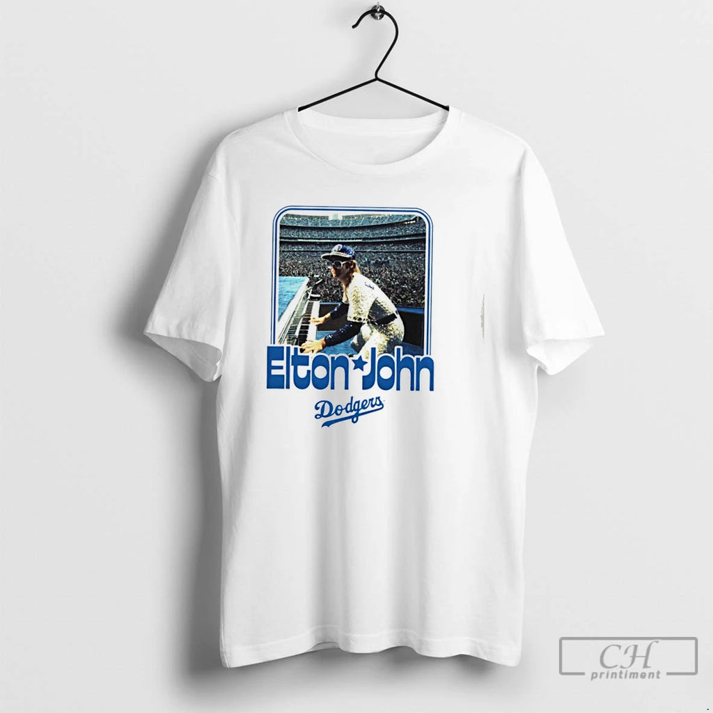 Premium Elton John X Los Angeles Dodgers Stadium Duke T Shirts