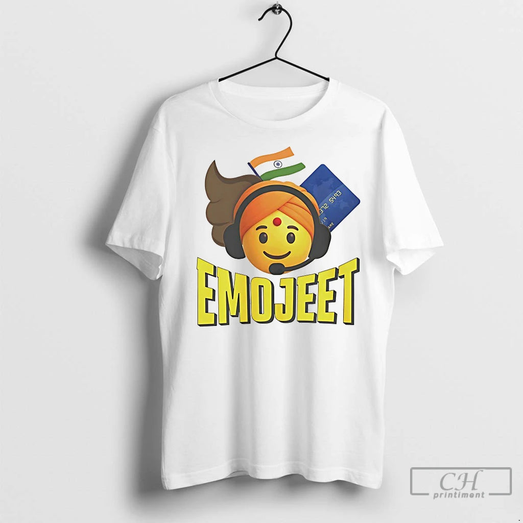 Premium Emojeet Emoji Jeet India Flag