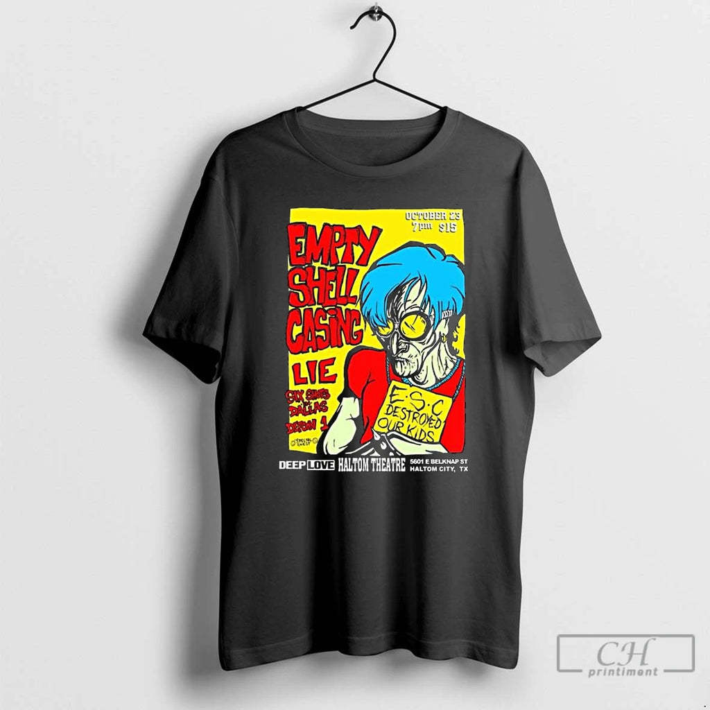 Premium Empty Shell Casing October 23 2025 Haltom Theatre Long Sleve T Shirts
