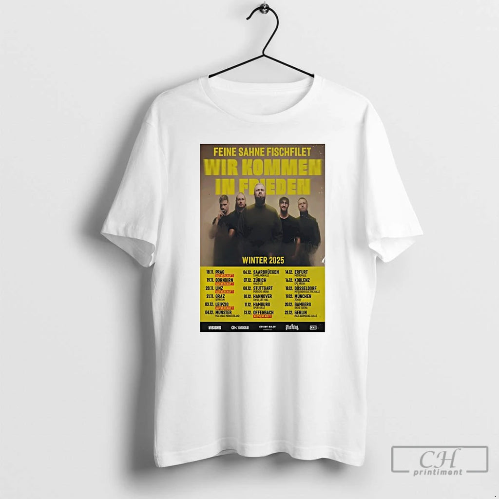 Premium Feine Sahne Fischfilet Winter 2025 Tour T Shirts