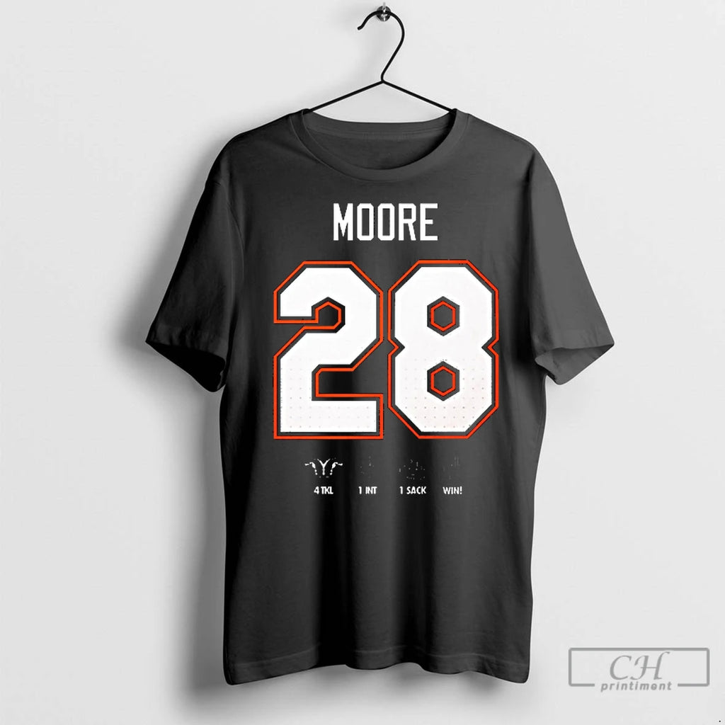 Premium Florida Gators Devin Moore Number 28 4 Tkl 1 Int 1 Sack And