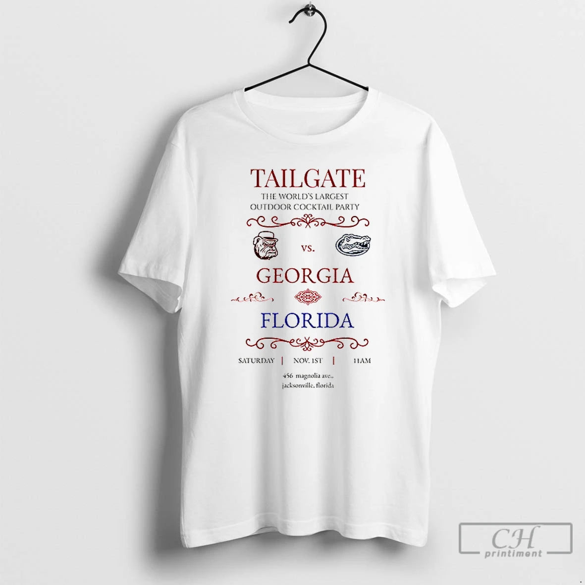 Premium Florida Gators Vs Georgia Bulldogs Tailgate The Worlds Largest Outdoor Cocktail Party T Shirts