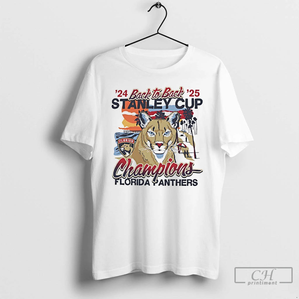 Premium Florida Panthers Back To Back Stanley Cup Champions T Shirts