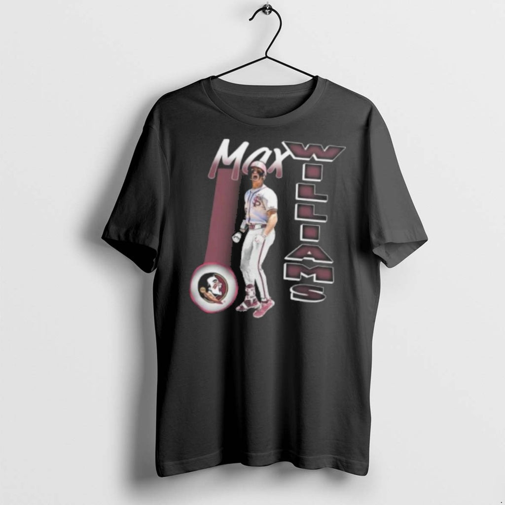 Premium Florida State Seminoles Merch Fsu Baseball Max Williams Retro T Shirts