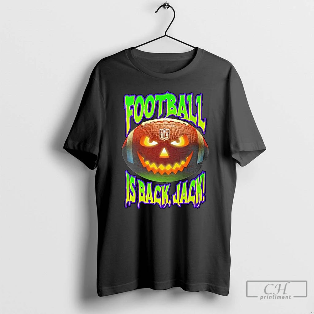 Premium Football Is Back Jack Halloween Ornaments T Shirts