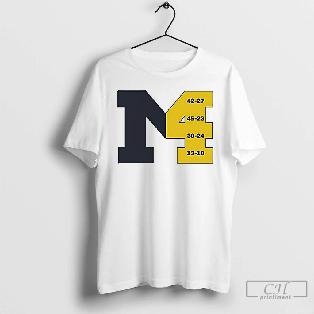Premium Four Alarm Fire For Michigan Football Fans With 4th Straight T Shirts