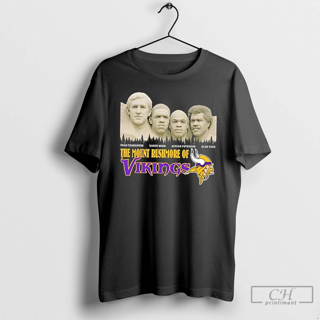 Premium Fran Tarkenton Randy Moss Adrian Peterson Alan Page The Mount Rushmore Of Minnesota Vikings