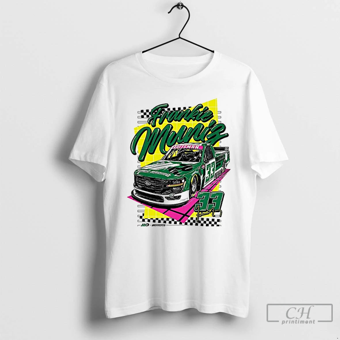 Premium Frankie Muniz 33 Nascar Signature T Shirts