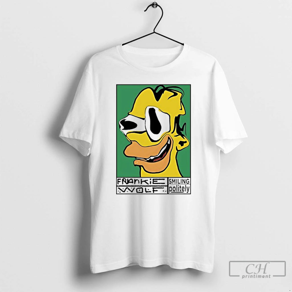 Premium Frankie Wolf Smiling Politely T Shirts