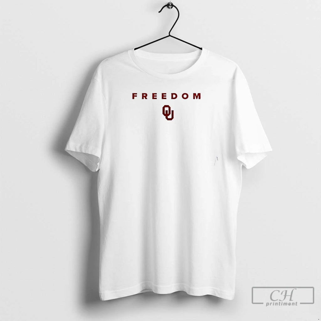 Premium Freedom Charlie Kirk Turning Point Usa X The University Of Oklahoma 2 Sided