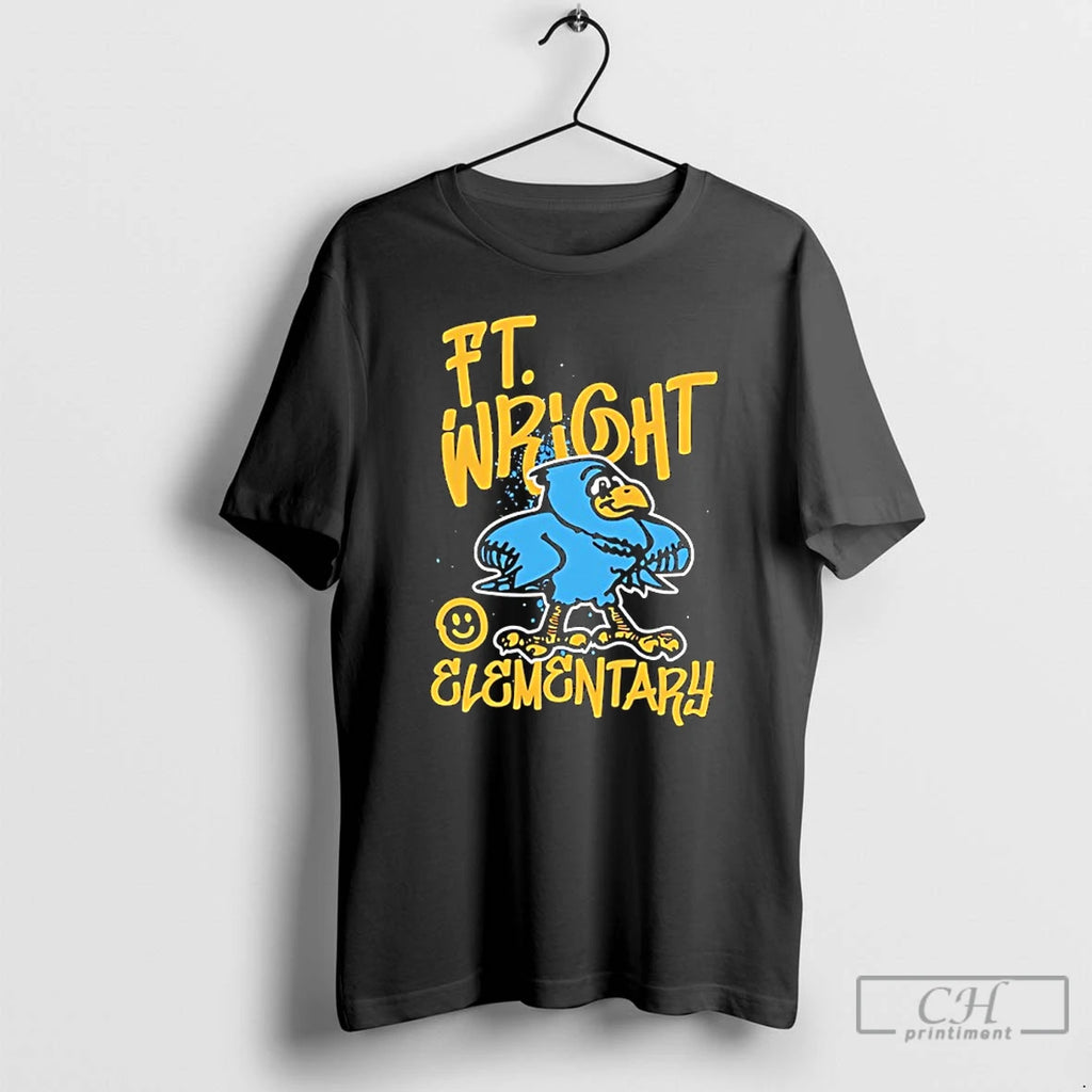Premium Ft Wright Elementary Smiley Graffiti T Shirts
