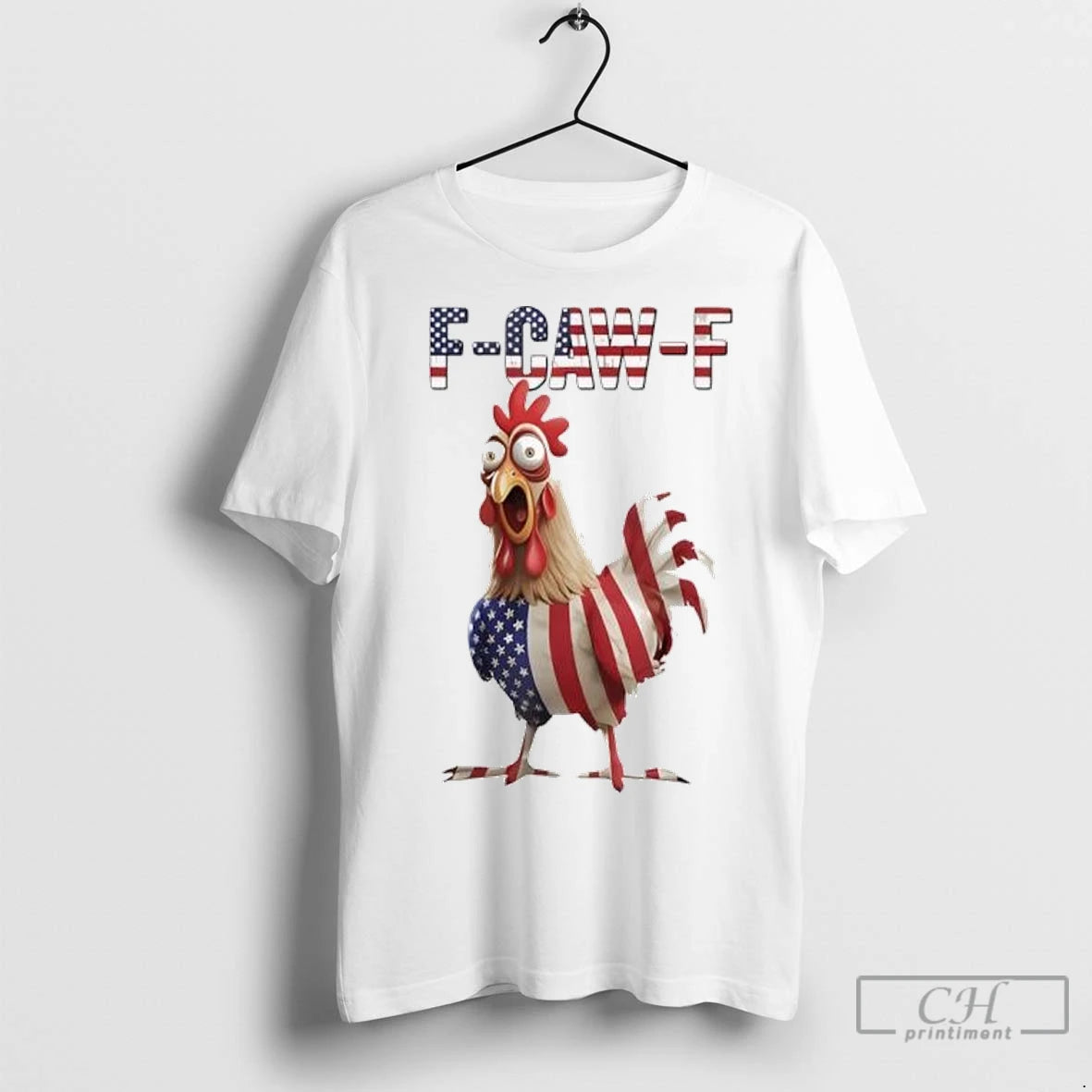 Premium Funny F Caw F Chicken Usa Flag Fcawf American Chicken