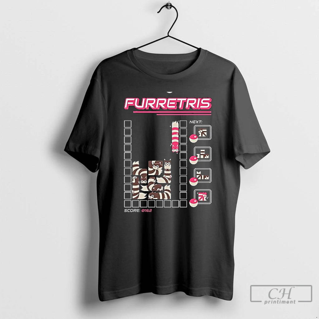 Premium Furretris Next Ferrets Score 0162 Video Games T Shirts