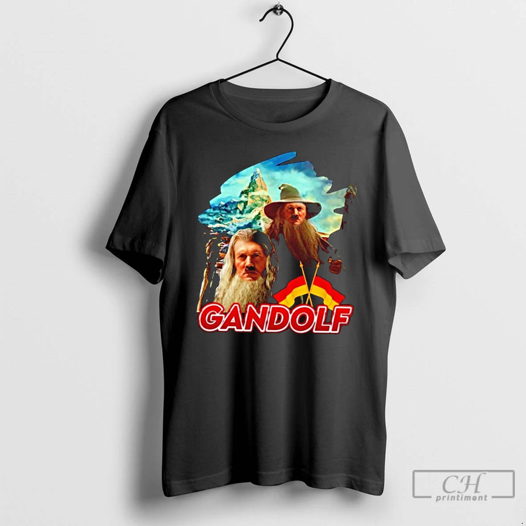 Premium Gandolf Gandalf X Adolf Hitler T Shirts