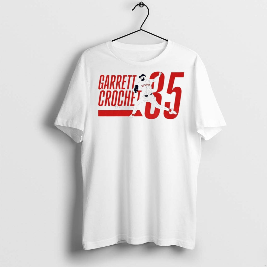 Premium Garrett Crochet 35 Boston Red Sox Signature T Shirts