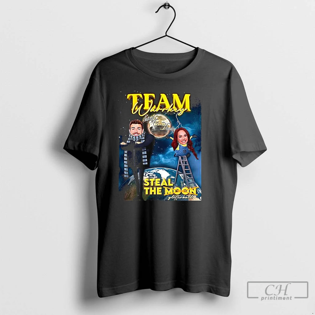Premium George Clark And Alexis Warr Team Warrkey Steal The Moon T Shirts