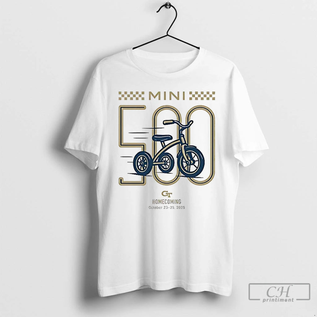 Premium Georgia Tech Mini 500 Homecoming 2025 T Shirts