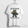 Premium German Shepherd Singing Here A Fuck There A Fuck Idgaf T Shirts